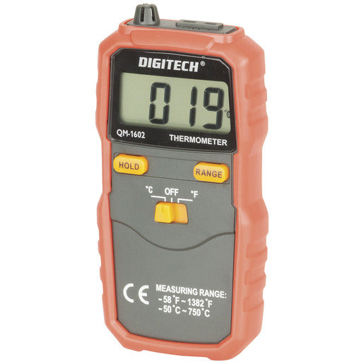 Digital Thermometer with K-Type Thermocouple