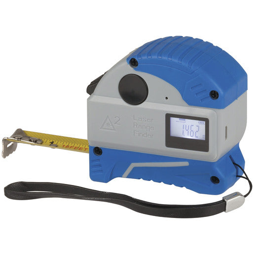 30m Laser Distance Meter with 5m Tape Measure