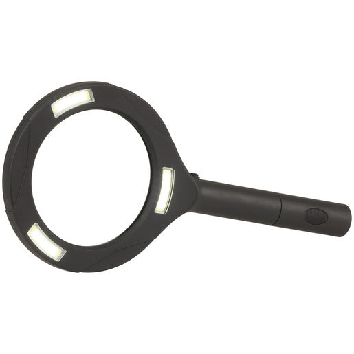 Hand-Held Magnifying Glass with COB LEDs