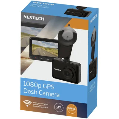 1080p GPS Dash Camera with 2.7 Inch LCD and Wi-Fi