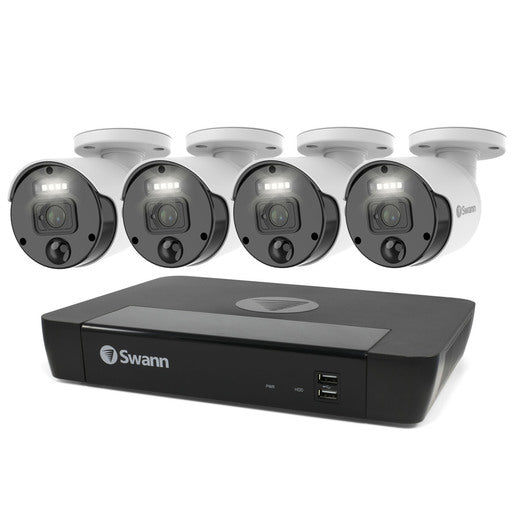 Swann 8 Channel 4K NVR Kit with 4 x 4K PIR