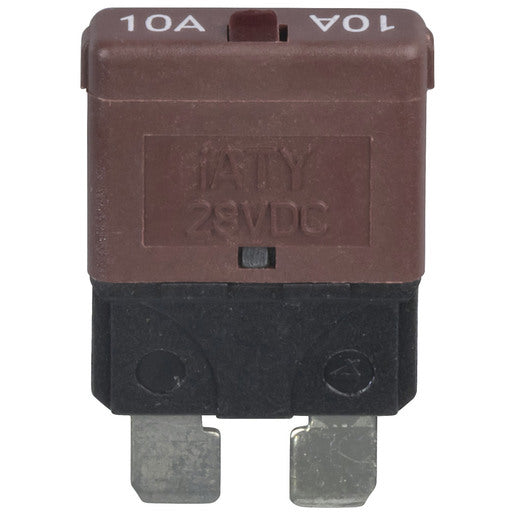 10A Manual Reset Standard Blade Circuit Breaker