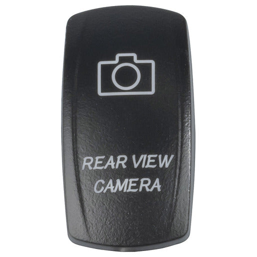 Laser Etched "Rear View Camera" Cover for Illuminated Rocker Switch