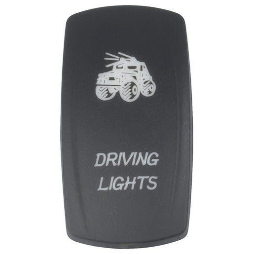 Laser Etched "Driving Lights" Cover for Illuminated Rocker Switch