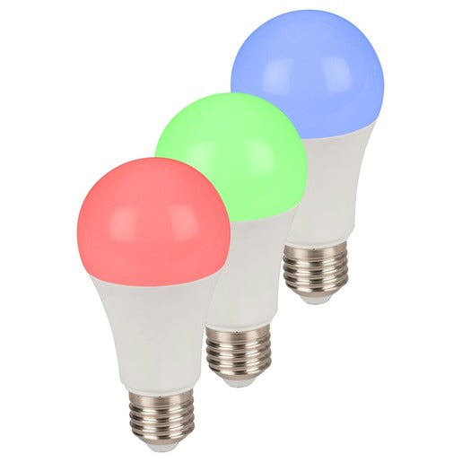 Smart Wi-Fi LED Bulb with Colour Change with Edison Light Fitting Pack of 3