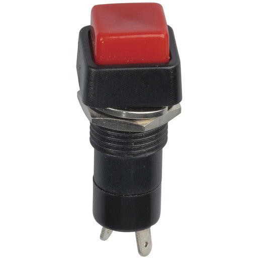 Pushbutton Push-Off (N/C) SPST Momentary - Red Actuator