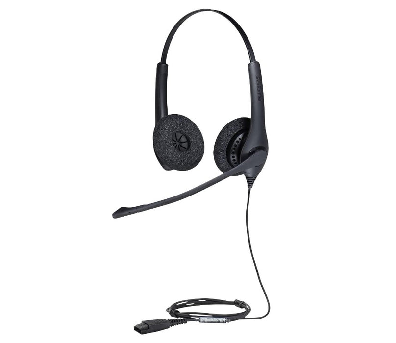 Jabra Biz 1500 Duo USB-A Corded Headset, Professional. Affordable, Durable, Noise-Cancelling, HD Voice, All-Day Comfort, Plug & Play