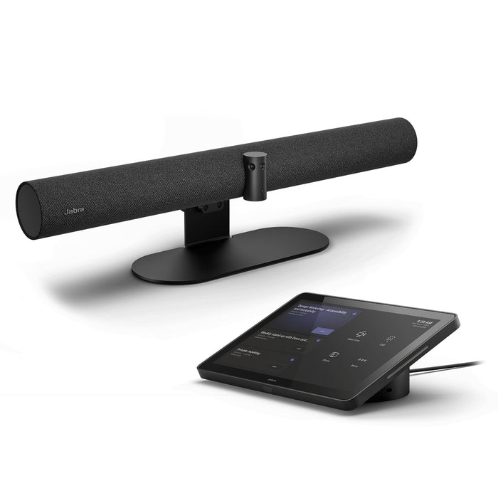 Jabra PanaCast 50 Video Bar System MS, Video Conferencing, Easy to Use, Easy to Manage, For Meetings, Made Simple, 180Â° Field of View, 4K Quality