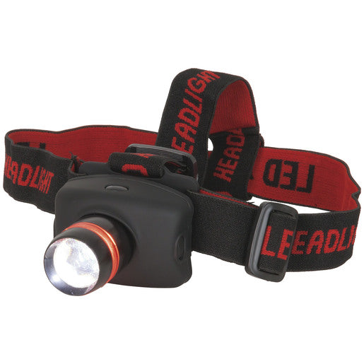 160 Lumen LED Head Torch with Adjustable Beam