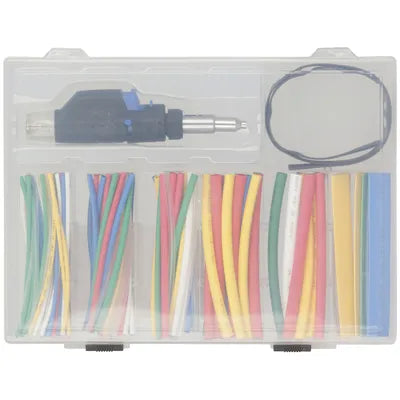 161 Piece Heatshrink Pack with Gas Powered Heat Blower