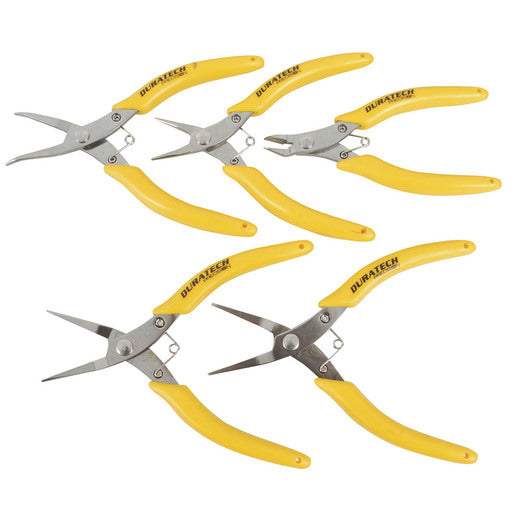 5 Piece Stainless Steel Tool Set 4 Pliers and 1 Cutter