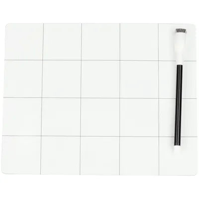 Magnetic Work Mat and White Board 8x10 inch