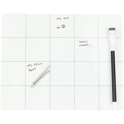 Magnetic Work Mat and White Board 8x10 inch