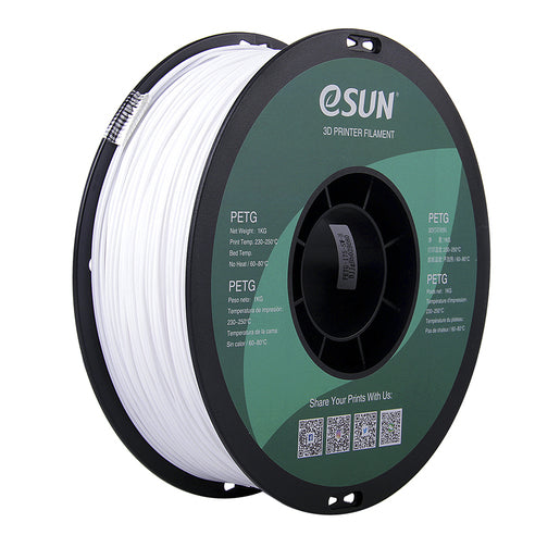 eSUN White PETG Filament 1kg 1.75mm