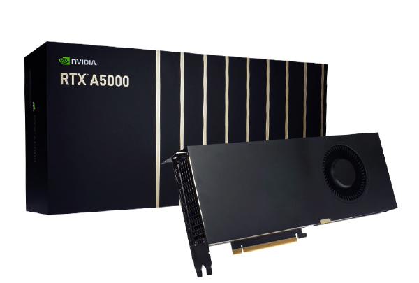 Leadtek nVidia Quadro RTX A5000 24GB Workstation Graphics Card GDDR6, ECC, 4x DP 1.4, PCIe Gen 4 x 16, 230W, Dual Slot Form Factor, NV Link, VR Ready