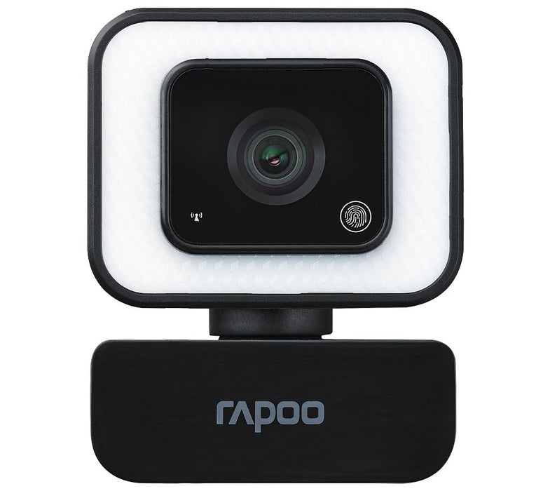 (LS)RAPOO C270L FHD 1080P Webcam - 3-Level Touch Control Beauty Exposure LED, 105 Degree Wide-Angle Lens, Built-in/Double Noise Cancellation Micropho