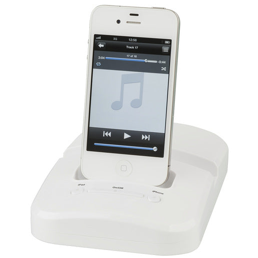 Docking Station and Dual Charger for iPadÂ® and iPhoneÂ®/iPodÂ®