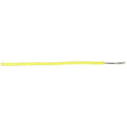 Yellow Flexible Light Duty Hook-up Wire - Sold per metre