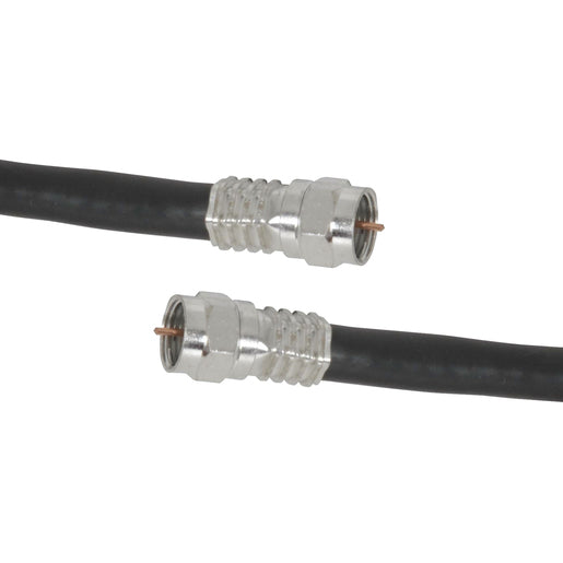 3m High Quality RG6 Quad Shield Cable with Crimped Connectors