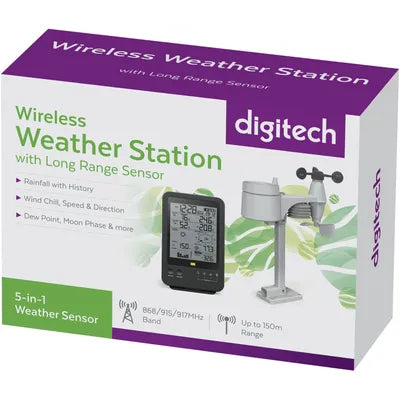 Digital Weather Station with Monochrome Display