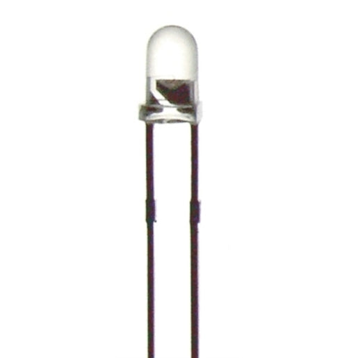 Yellow 3mm LED 7200mcd Round Clear