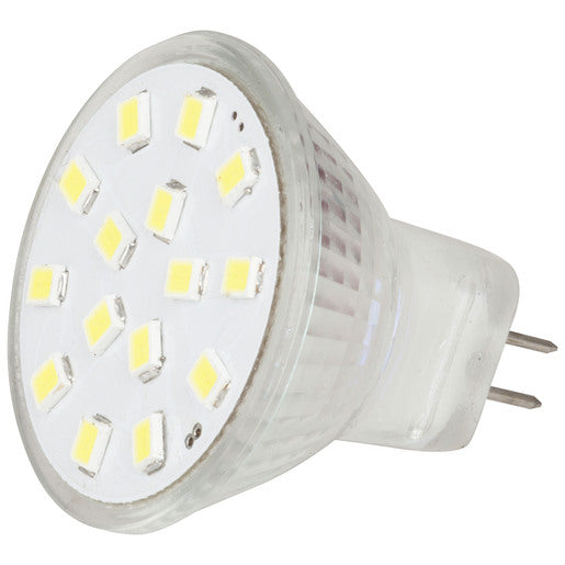 MR11 LED Replacement Light 15x2835 LEDs 120Âº, 12VAC/DC, Cool White