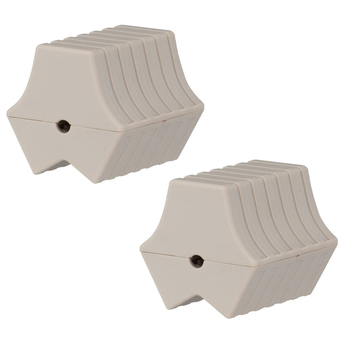 Arlec Cable Anchors Simply Taupe - 2 Pack