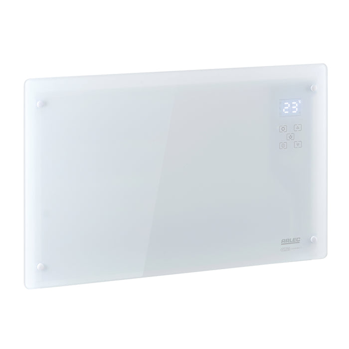 Arlec 2200W White Grid Connect Smart Glass Panel Heater