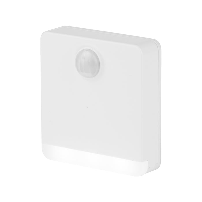 Arlec 65 x 23mm White Square Motion Sensor Night Light