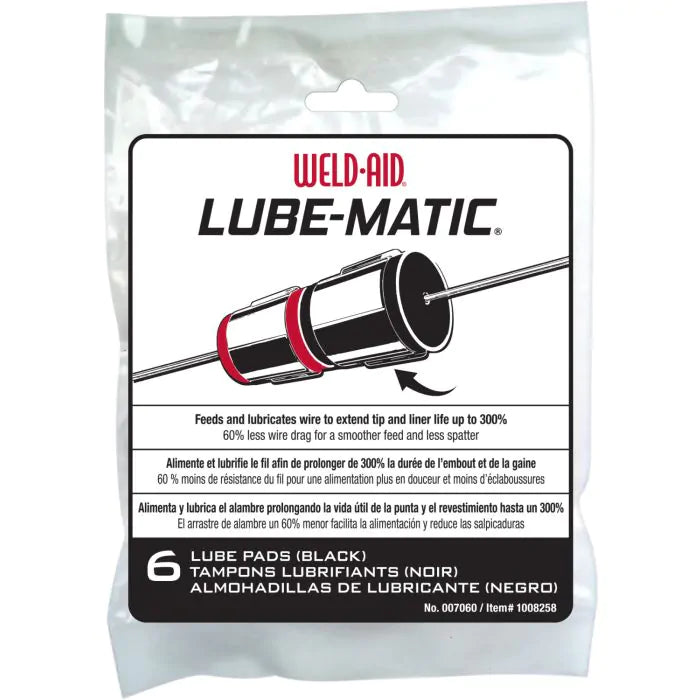 Weld-Aid Lube-Matic Black Pre-Treated Lube Pad