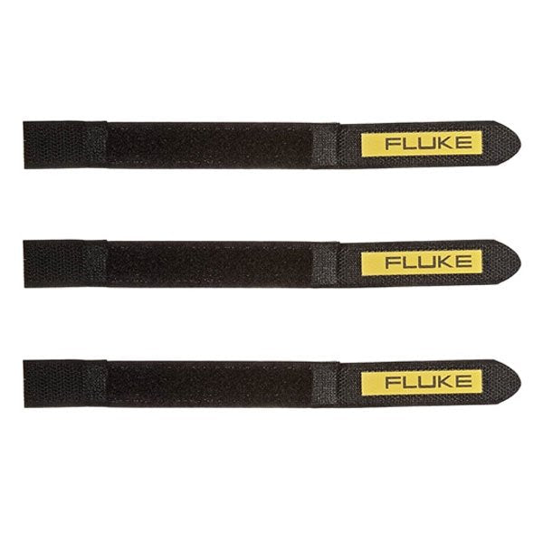 Fluke Hook-N-Loop Fastener For Leads - 3 Pack