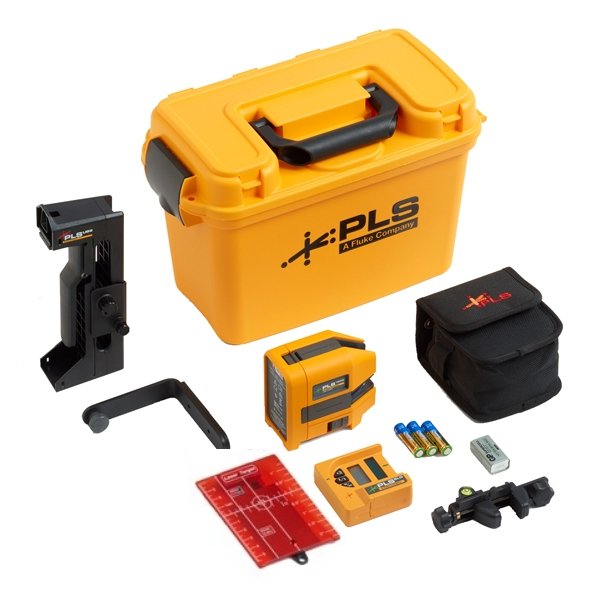 Fluke PLS 180R Cross Line Red Laser Level System