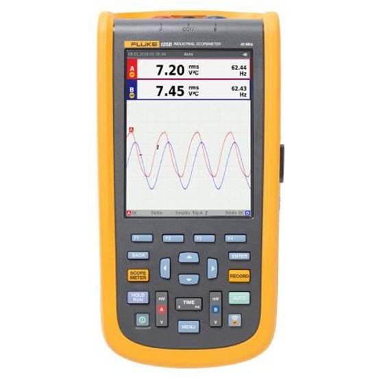 Fluke Industrial Scopemeter Hand Held Oscilloscope Kit (40MHZ) 125B